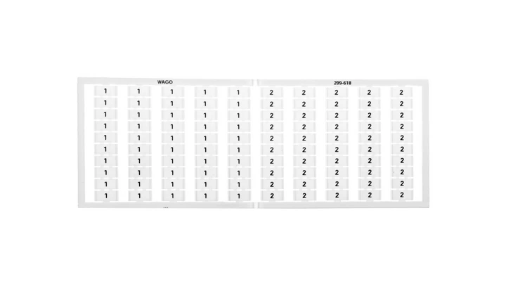 Ramka z oznacznikami 50x 1/2 209-618 /5szt./