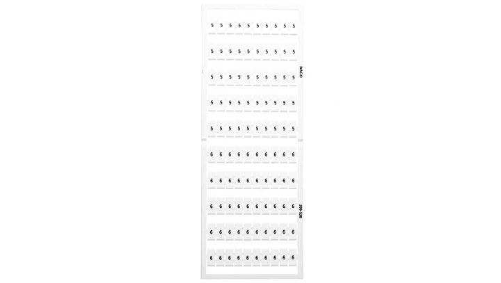 Ramka z oznacznikami 50x 5/6 209-520 /5szt./