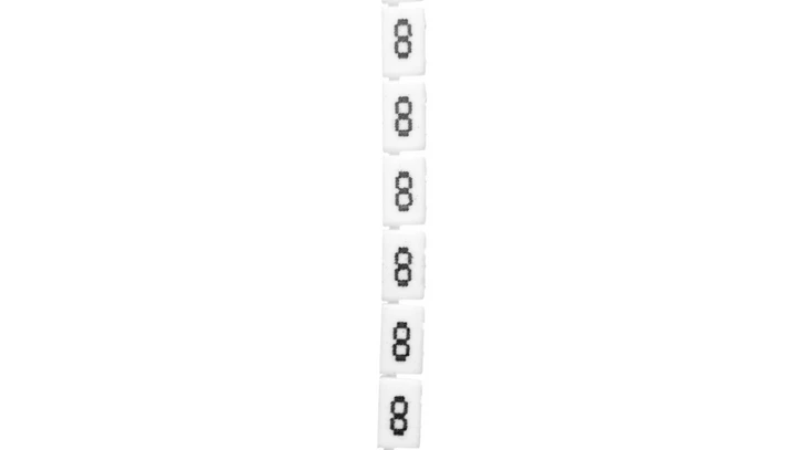 Oznaczniki WCB 20x 8 249-208 biały /10szt./