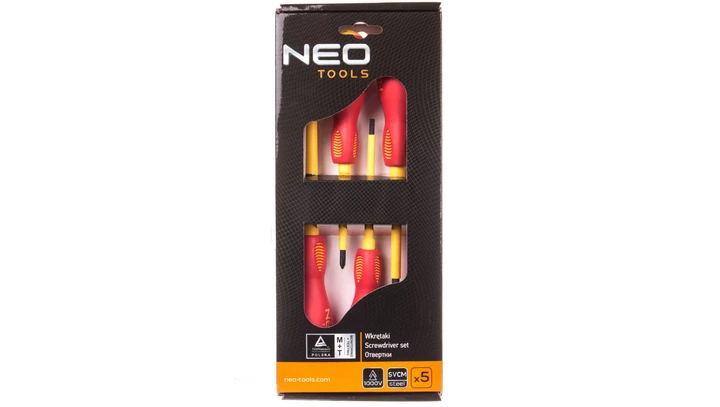 Wkrętaki 1000V 04-220 /zestaw 5 szt./