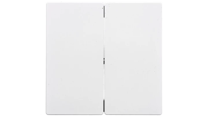 Merten System M Klawisz podwójny biały MTN432525