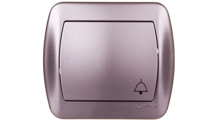Simon Akord Przycisk /dzwonek/ satyna metalizowana AD1/29