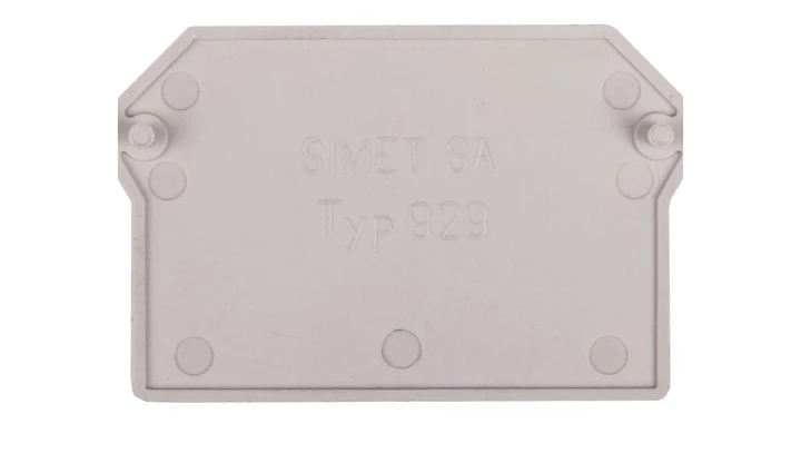 Przekładka dla złączek serii NOWA ZSG 1-6.0N, ZSG 1-10.0N T929 szara 17929302 /25szt./