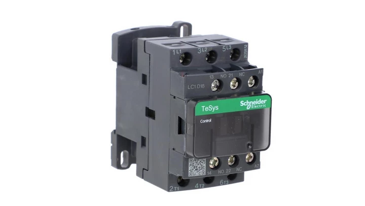 TeSys Deca Stycznik mocy 18A 3P 400V AC 1Z 1R LC1D18V7