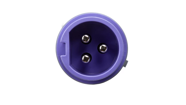 Wtyczka przenośna 16A 3P 24V fioletowa IP44 TWIST 063v