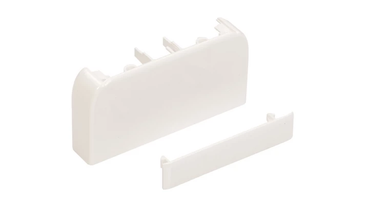 Końcówka kanału DLP 105x50 biała 010702