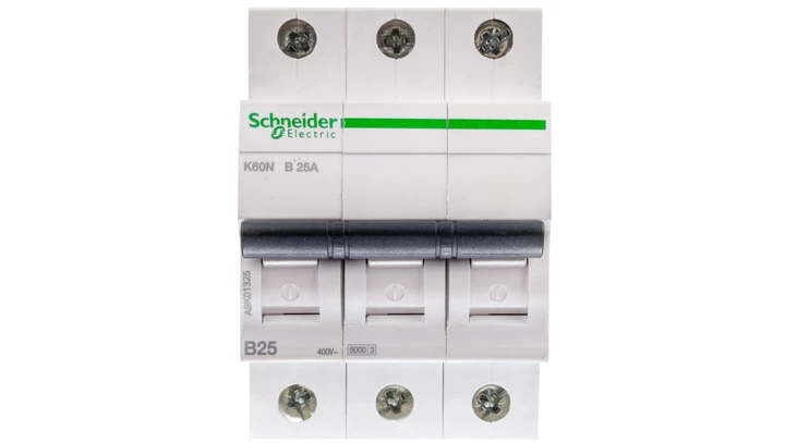 Wyłącznik nadprądowy 3P B 25A 6kA AC K60N A9K01325