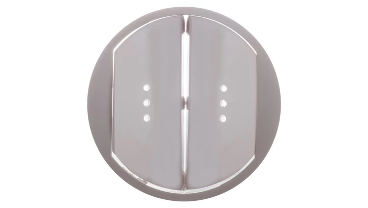 CELIANE Klawisz podwójny łącznika z podświetleniem biały 068004