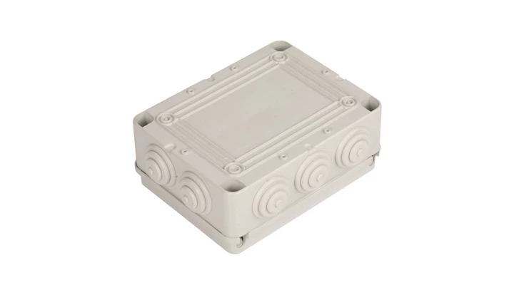 Puszka natynkowa 140x190x70mm tworzywo IP55 szara OL20013