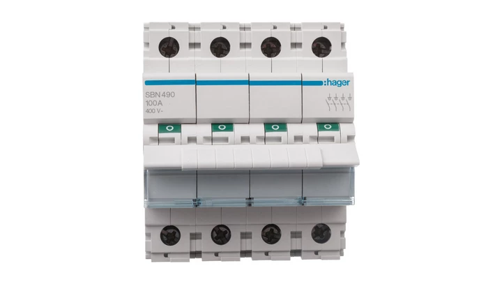 Rozłącznik modułowy 100A 4P SBN490