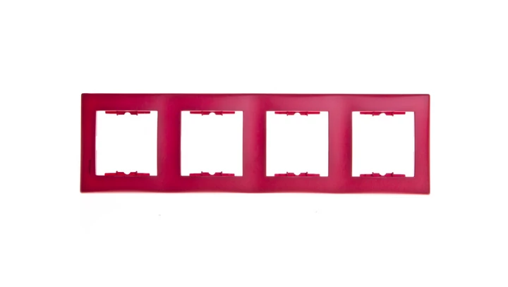 Sedna Ramka 4x czerwony tworzywo Pionowy SDN5802041