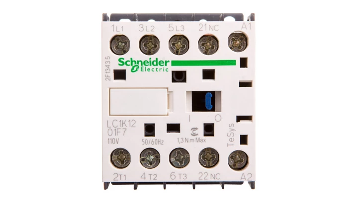 Stycznik mocy 12A 3P 110V AC 0Z 1R LC1K1201F7