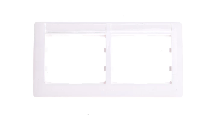 SISTENA LIFE Ramka podwójna pozioma arctic 771014