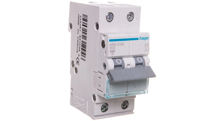 Wyłącznik nadprądowy 2P B 32A 6kA AC MBN232E