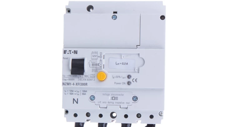 Blok roznicowopradowy 4P 0,3A t 300ms NZM1-4-XFI300R 104607
