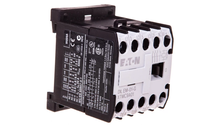 Stycznik mocy 8A 3P 110V DC 0Z 1R DILEM-01-G(110VDC) 010136