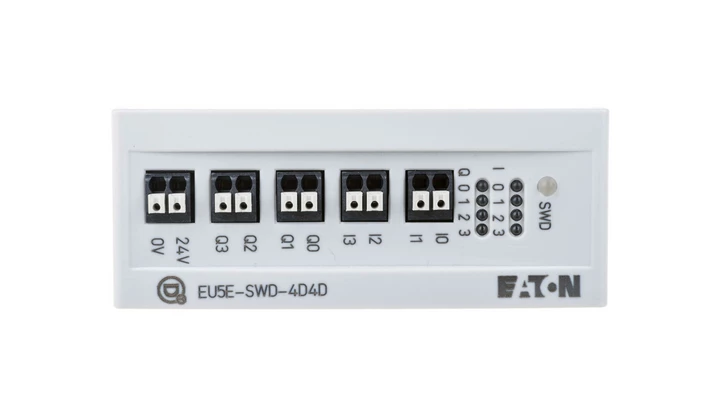 Moduł wejść/wyjść cyfrowych 4 wejść 4 wyjść 24V DC SmartWire-DT EU5E-SWD-4D4D 116382