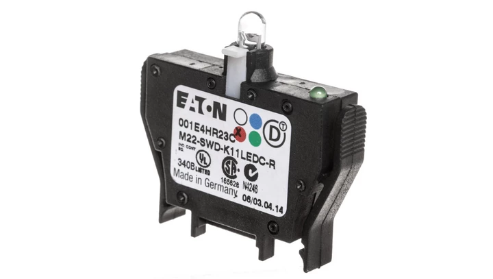 Styk pomocniczy 1Z 1R montaż tylni dioda czerwona SmartWire-DT M22-SWD-K11LEDC-R 116006