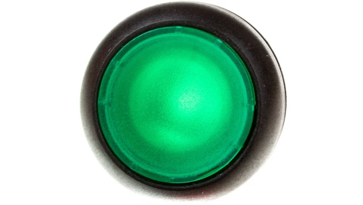 Napęd przycisku zielony z podświetleniem bez samopowrotu M22S-DRL-G 216949