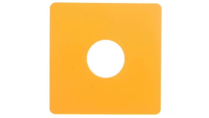 Tabliczka opisowa żółta kwadratowa 50x50mm bez nadruku SQ-GE 063263