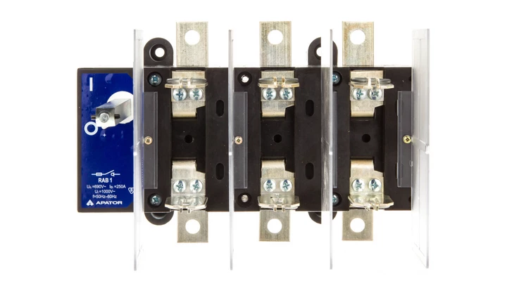 Rozłącznik bezpiecznikowy 3P 250A NH1 RAB 1 P3 63-811529-011