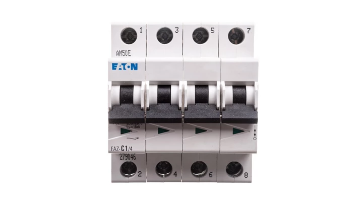 Wyłącznik nadprądowy 4P C 1A 15kA AC FAZ C1/4 279046
