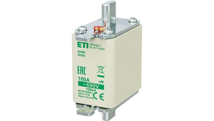 Wkładka bezpiecznikowa NH00 160A aM 690V 004111736