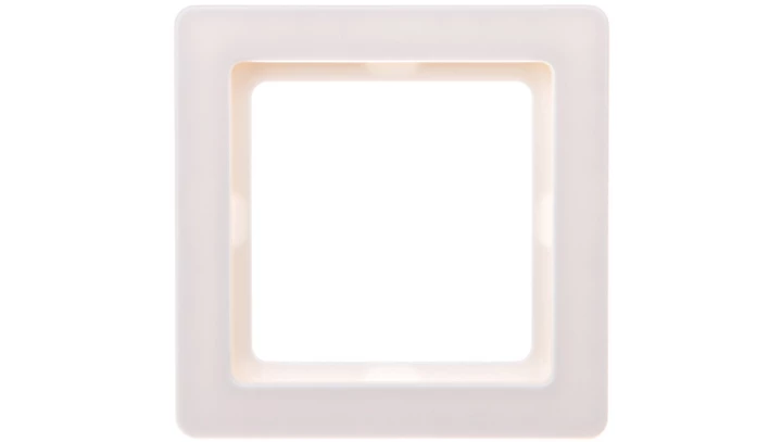 Berker Q.1 Ramka pojedyncza pozioma/ pionowa śnieżnobiała aksamit 10116089