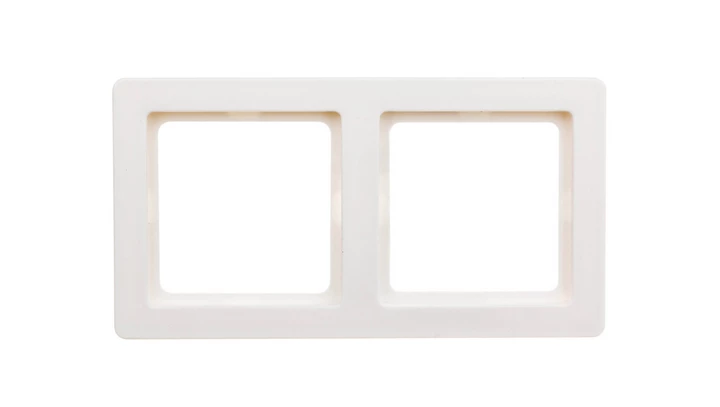 Berker Q.1 Ramka podwójna pozioma/ pionowa śnieżnobiała aksamit 10126089