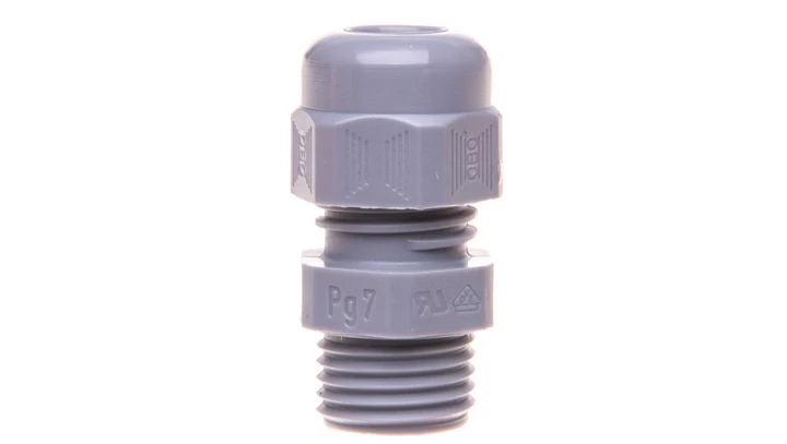 Dławnica kablowa poliamidowa PG7 IP68 V-TEC PG7 SGR srebrnoszara 2022605 /50szt./