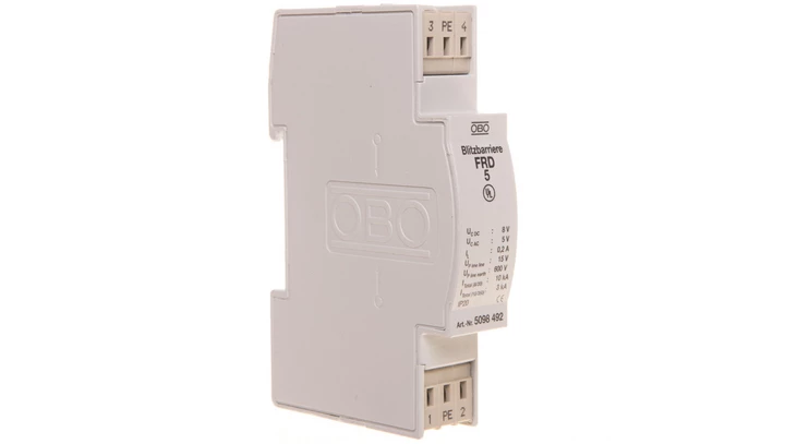 Ogranicznik przepięć dla systemów dwużyłowych 5VAC/8VDC 5kA 10kV FRD 5 5098492