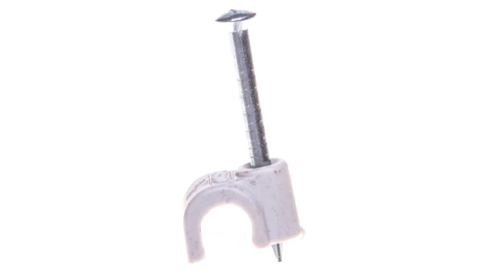 Uchwyt do kabli ISO 5mm z gwoździem 2x25mm 2005 25 LGR 2227339 /100szt./