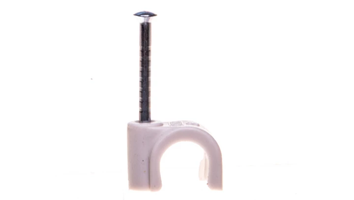 Uchwyt do kabli ISO 8mm z gwoździem 2x25mm 2008 25 LGR 2227614 /100szt./