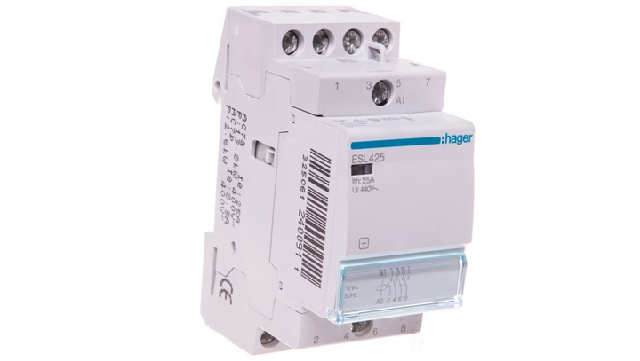 Stycznik modułowy 25A 4Z 0R 12V AC ESL425