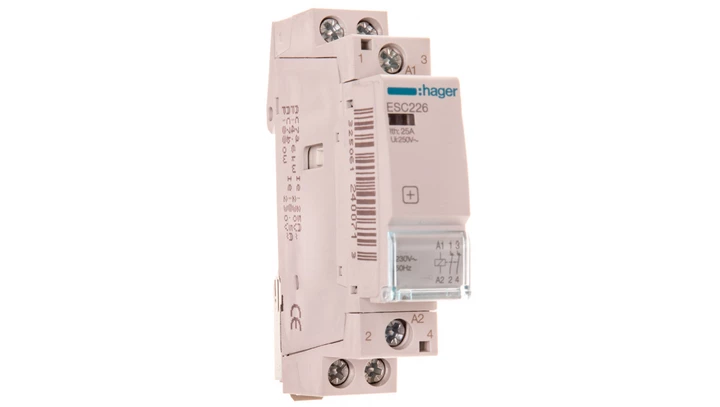 Stycznik modułowy 25A 0Z 2R 230V AC ESC226
