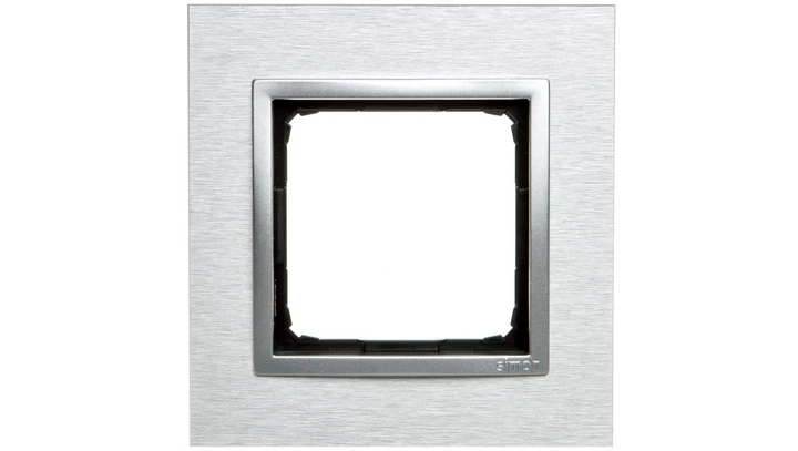 Simon 54 Nature Ramka pojedyncza metal INOX KLASYCZNY DRN1/77