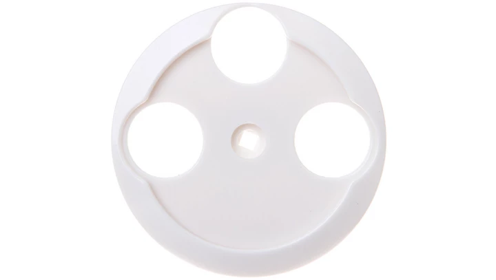 1930 Element centralny do gniazda antenowego 3-wyjściowego biały 106420