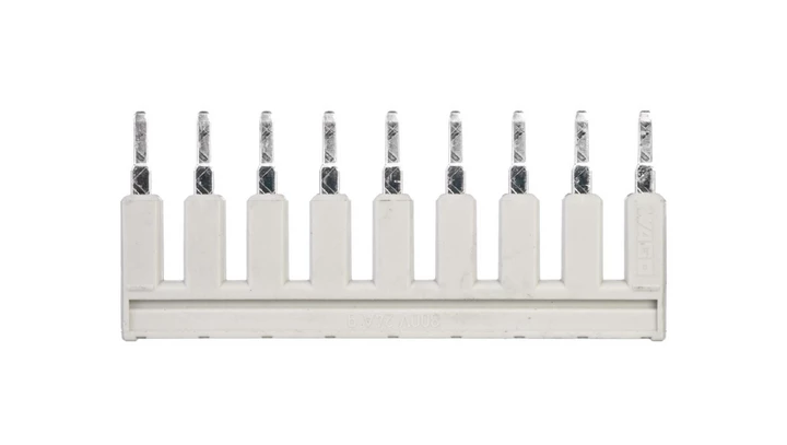 Mostek grzebieniowy 9-torowy 25A jasnoszary 2002-409 TOPJOBS