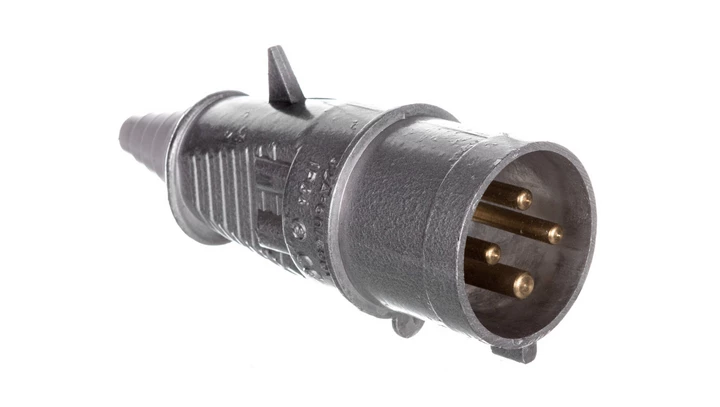 Wtyczka metalowa przenośna 32A 400V 4P IP44 3143-326