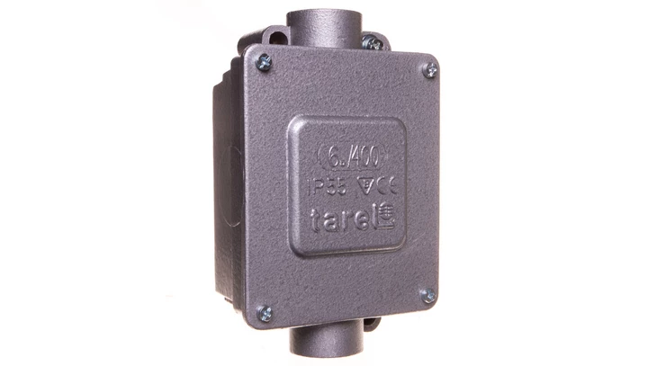 Puszka odgałęźna metalowa 5-torowa 6mm2 2 wejścia IP55 022