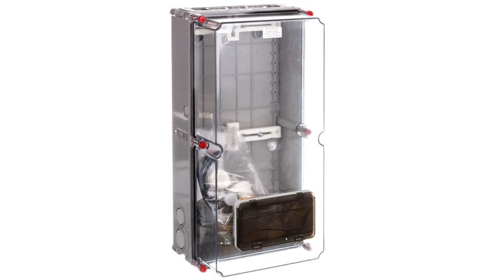 Zestaw zabezpieczeniowo-pomiarowy przeźroczysta pokrywa 8-modułów IP55 ZP-50 9703-000