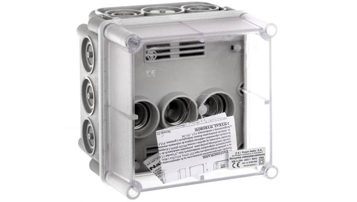 Skrzynka zabezpieczeniowa SB 3x25A 400V bez dławnic 9120-000