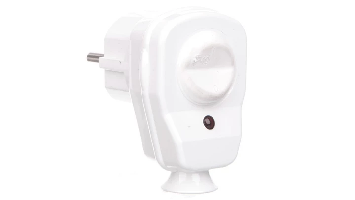 Wtyczka kątowa rozbieralna z przełącznikiem i wskaźnikiem z/u 16A 2P AWA-ŁKB biała 51.25