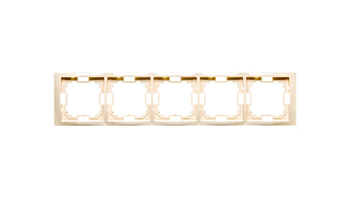Simon Basic Neos Ramka pięciokrotna beżowy BMRC5/12