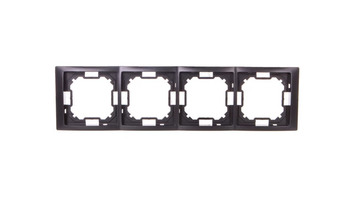 Simon Basic Neos Ramka poczwórna grafit matowy BMRC4/28