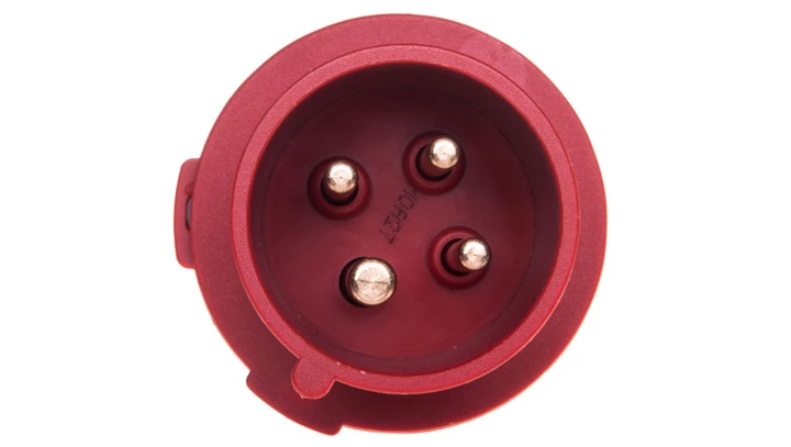Wtyczka przenośna 16A 4P 6h 400V czerwona IP44 ProTOP 152A MEN152A
