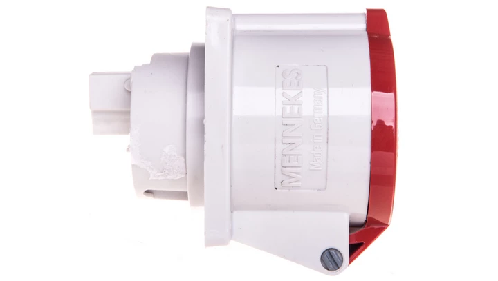 Gniazdo tablicowe proste 4P 32A 400V czerwone IP44 1399 MEN1399