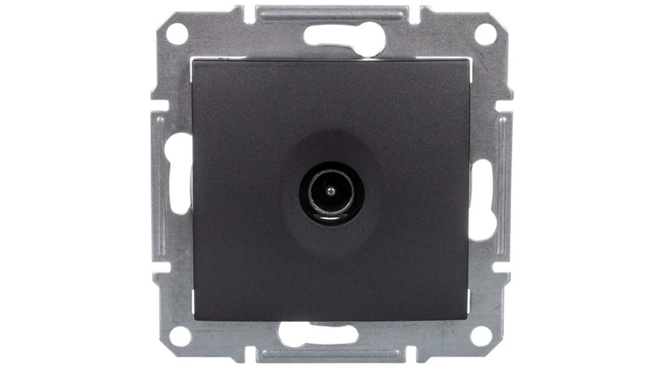 SEDNA Gniazdo antenowe TV końcowe grafitowe SDN3201670