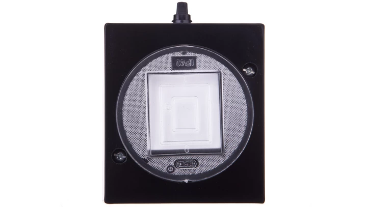 LAMBDA Łącznik hermetyczny pojedynczy IP44 czarny ŁNH-1LC/25