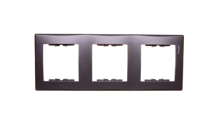 SEDNA Ramka potrójna pionowa grafitowa SDN5801370